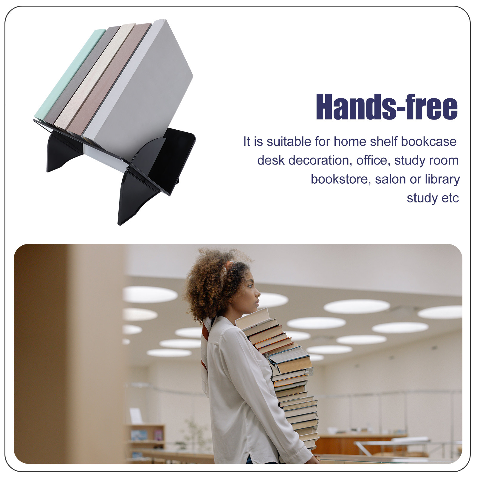 Magazine Holder Rack - Vinyl Record Storage Rack Stable Acrylic