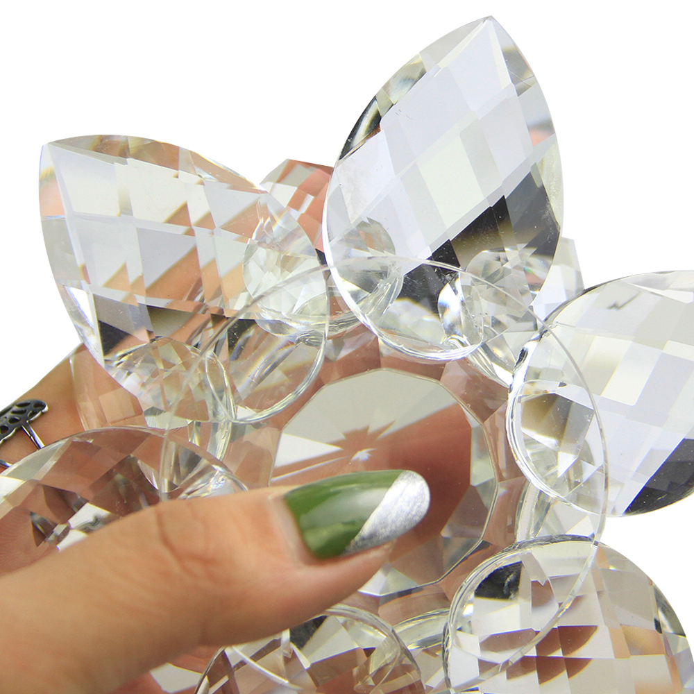 60mm-200mm Crystal Swan Lotus  - Book Weight Glass ulasan dan harga