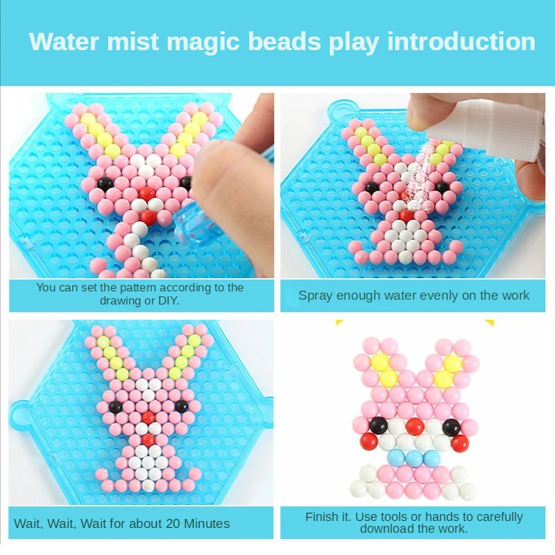 Magical Water Sticky Beads Toy - Paper Weight Crystal ulasan dan harga