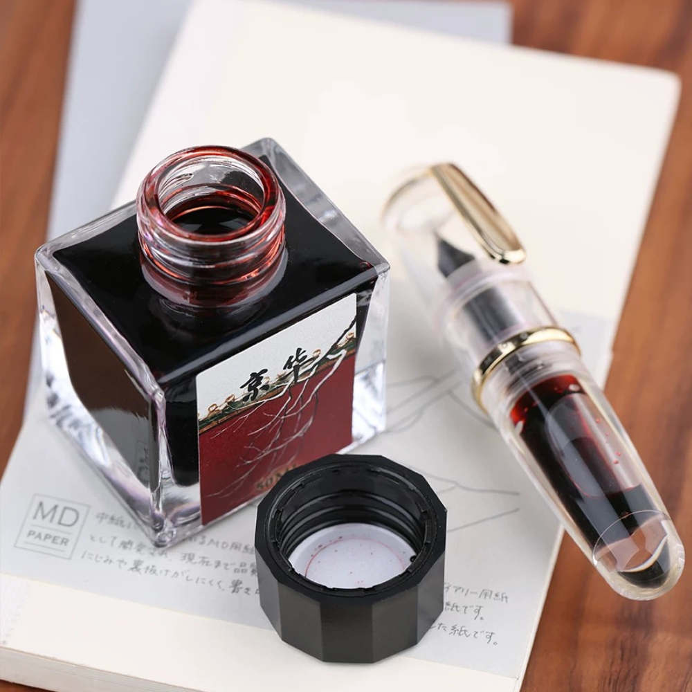 MAJOHN 50ml Fountain Pen Ink V - Fountain Pen Bottled Ink ulasan dan harga