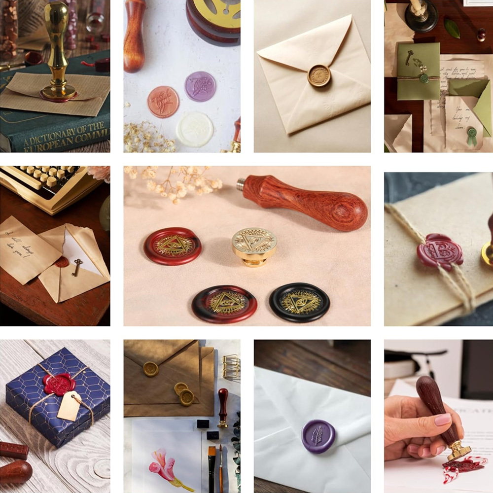 Custom Wax Seal Stamp, Persona - Wax Seal Stamp Set ulasan dan harga