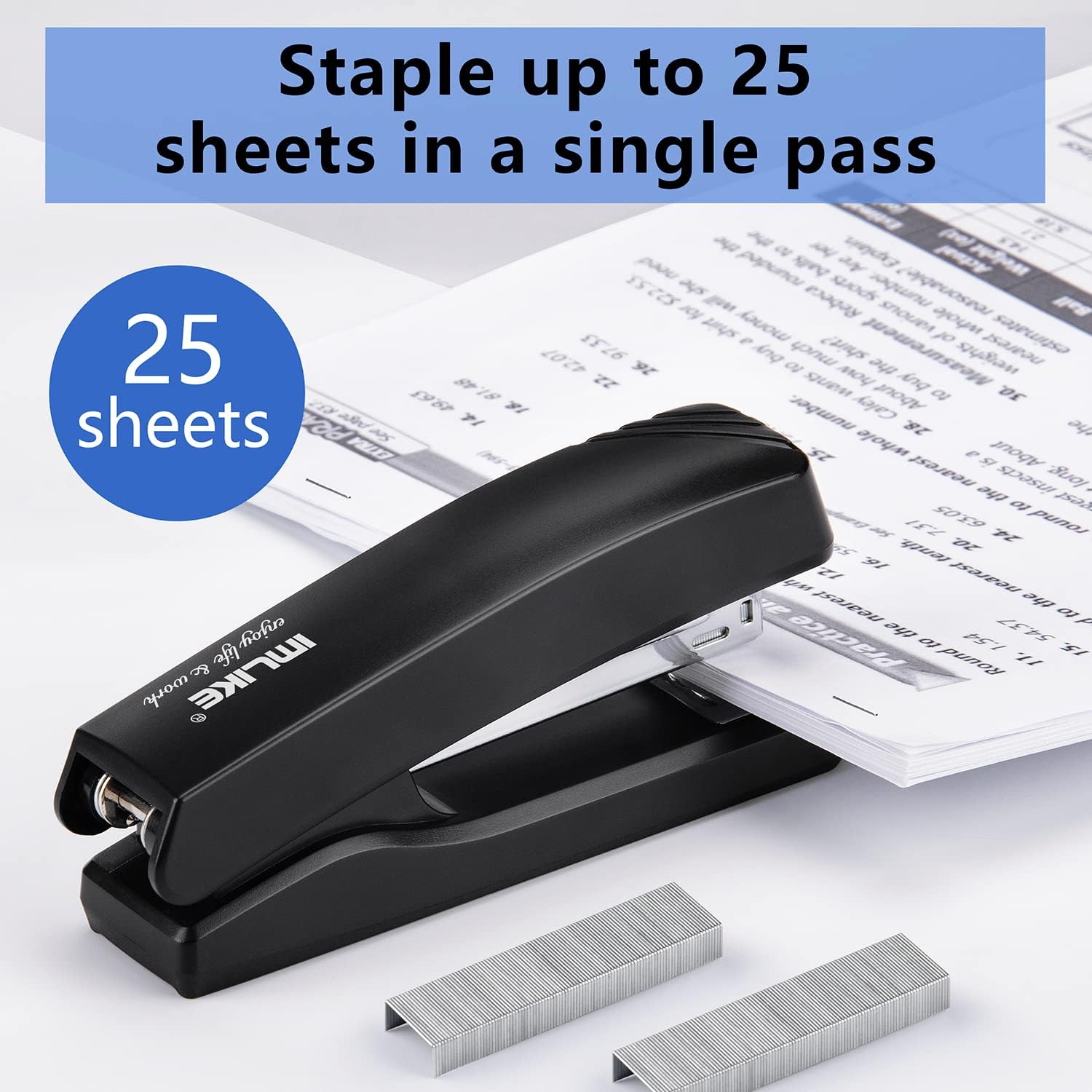 Half Strip Desk Stapler 2-Pack - Stapler Half Strip ulasan dan harga