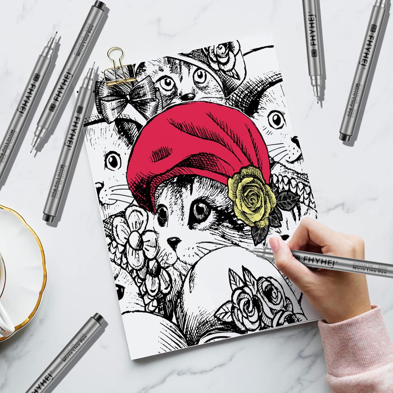 Micro Fineliner Drawing Art Pe - Archive Box Set ulasan dan harga
