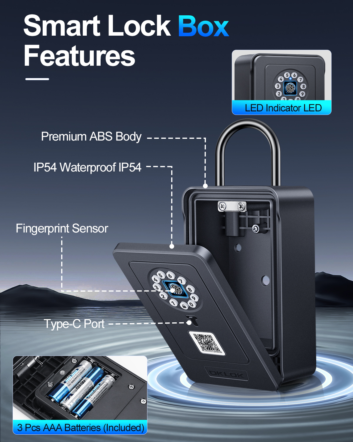 Hollarm Fingerprint Password S - Card Index Box ulasan dan harga