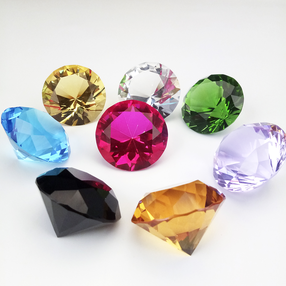 hbl Mixed Color 1pc/10ps 40mm/ - Book Weight Glass ulasan dan harga