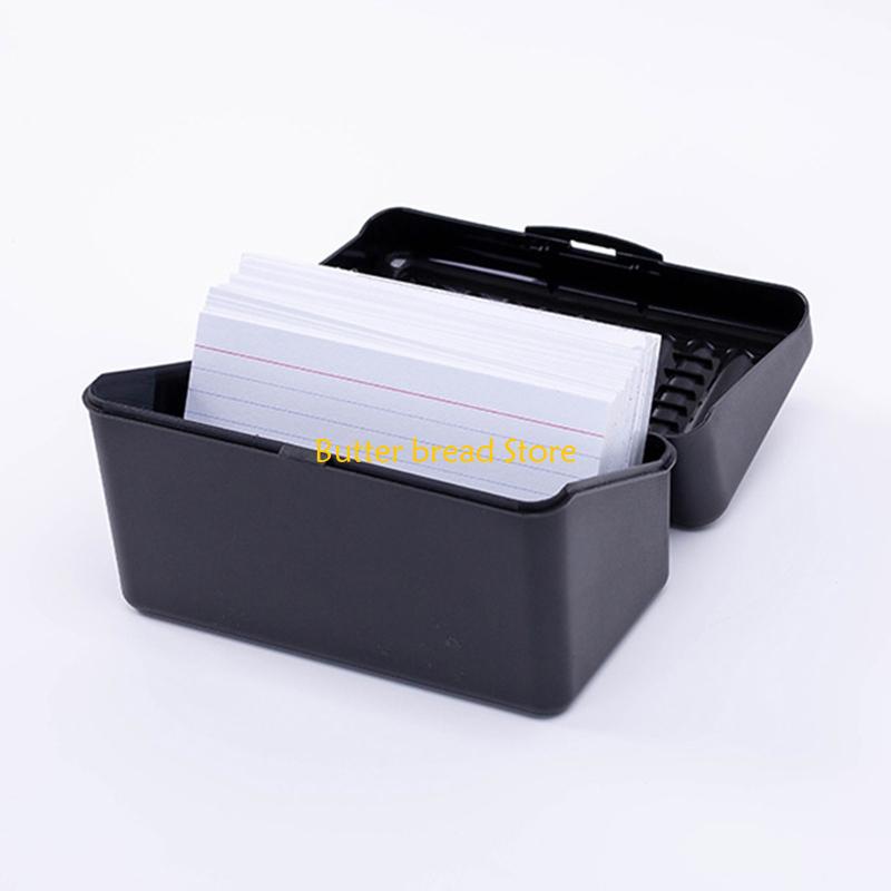 W89C Business Cards Holder Pla - Index Card Holder ulasan dan harga