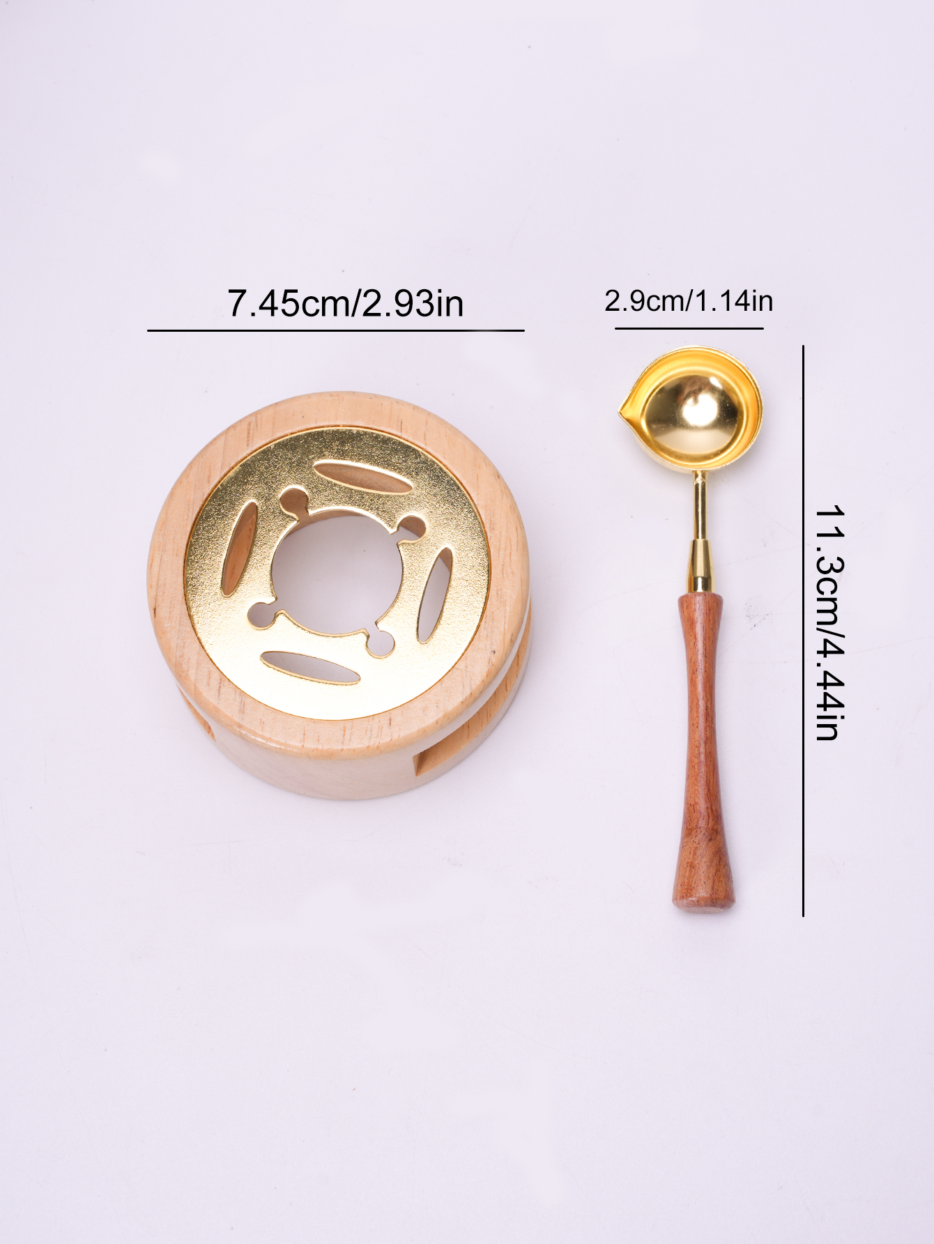 1set Wax Seal Set Wood Wax Mel - Wax Seal Stamp Set ulasan dan harga
