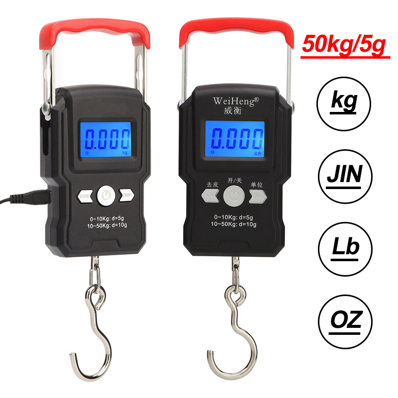 Portable Hanging Hook Scale 50 - Tape Dispenser Weighted ulasan dan harga