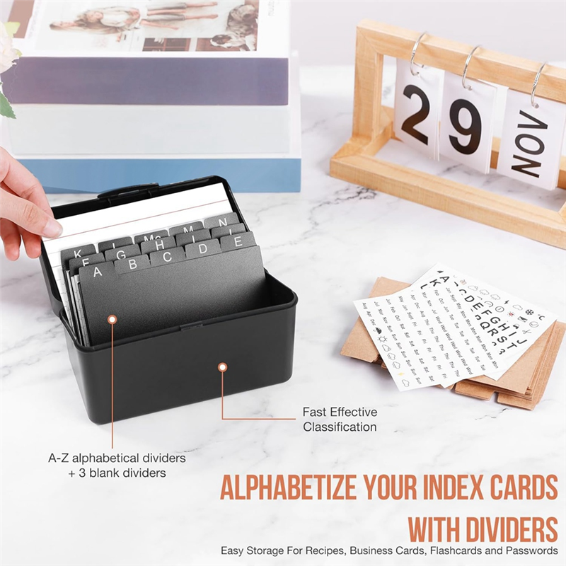 3Inchx5inch Index Card Holder  - Card Index Box ulasan dan harga