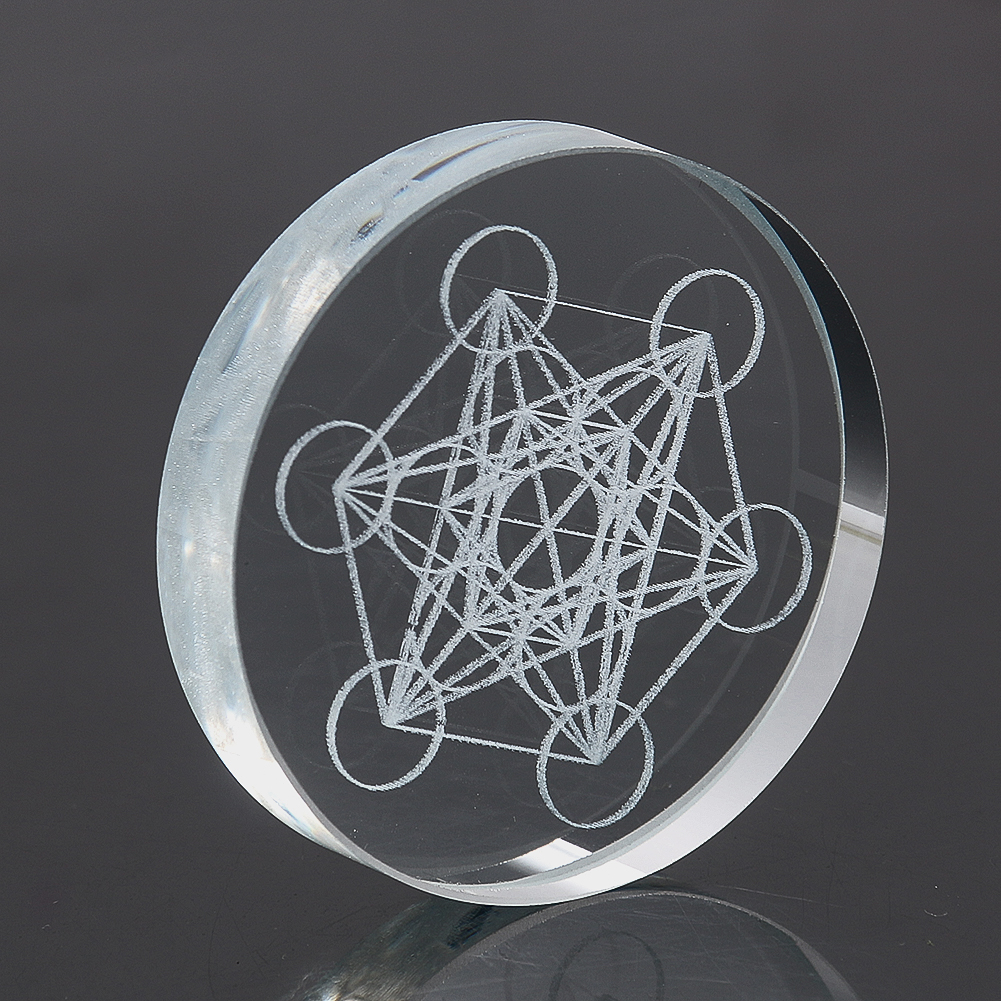 Metatron Cube Crystal Display  - Paper Weight Crystal ulasan dan harga
