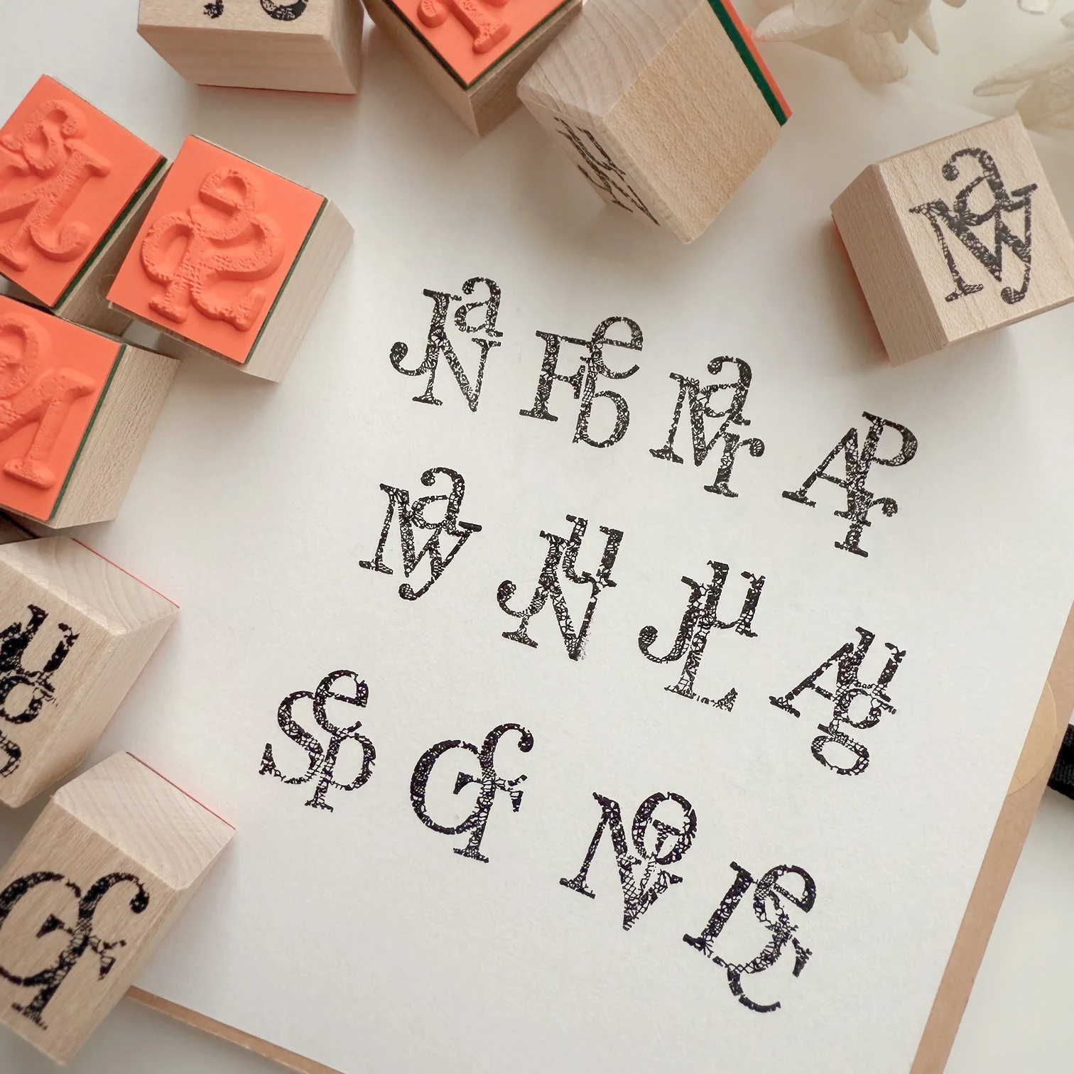 Journal Pages Vintage Month Wh - Rubber Date Stamp ulasan dan harga