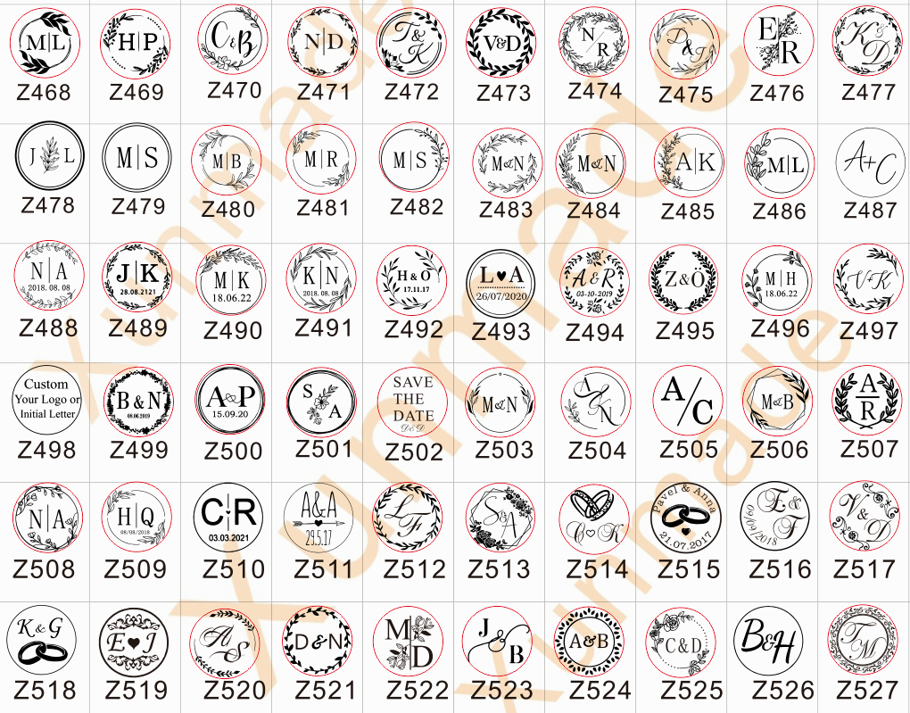 Custom Seal Wax Seal Stamp Cus - Rubber Date Stamp ulasan dan harga
