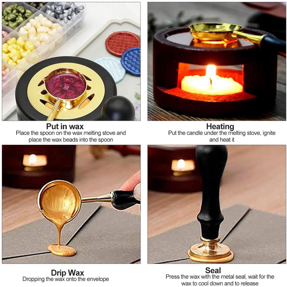 Personalized Wax Seal Stamp Ki - Wax Seal Stamp Set ulasan dan harga