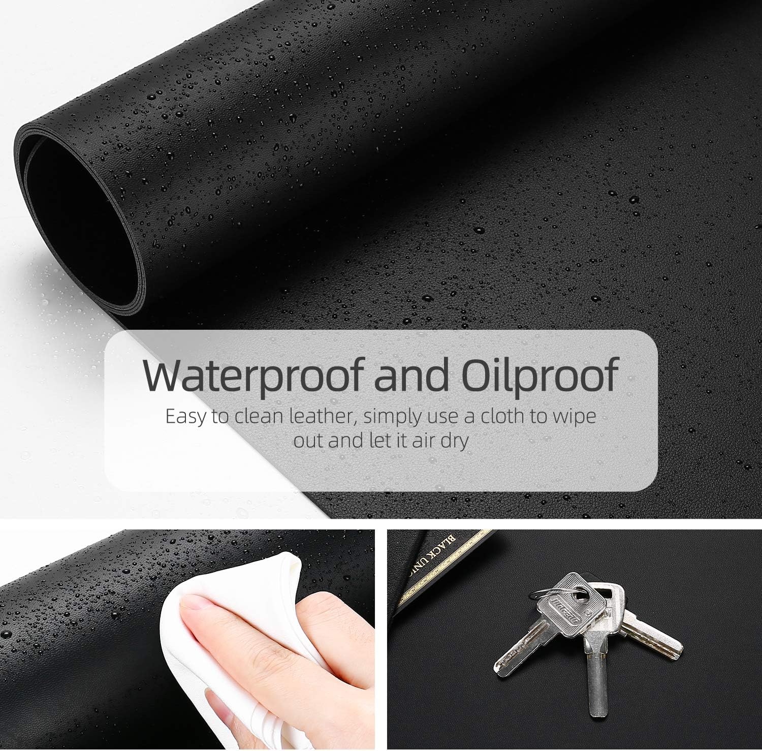 Dual-Sided Desk Pad Protector, - Leather Desk Pad ulasan dan harga