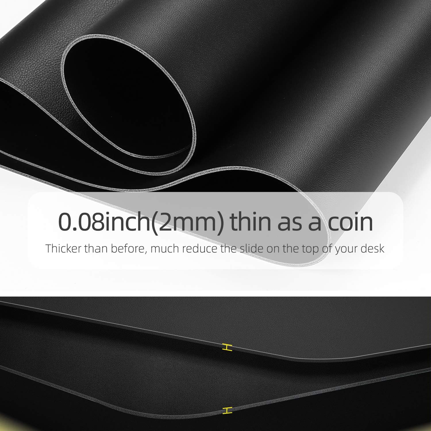 Dual-Sided Desk Pad Protector, - Leather Desk Pad ulasan dan harga
