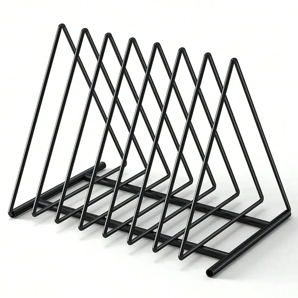 Triangle File Folder Racks,7 S - Magazine Holder Rack ulasan dan harga