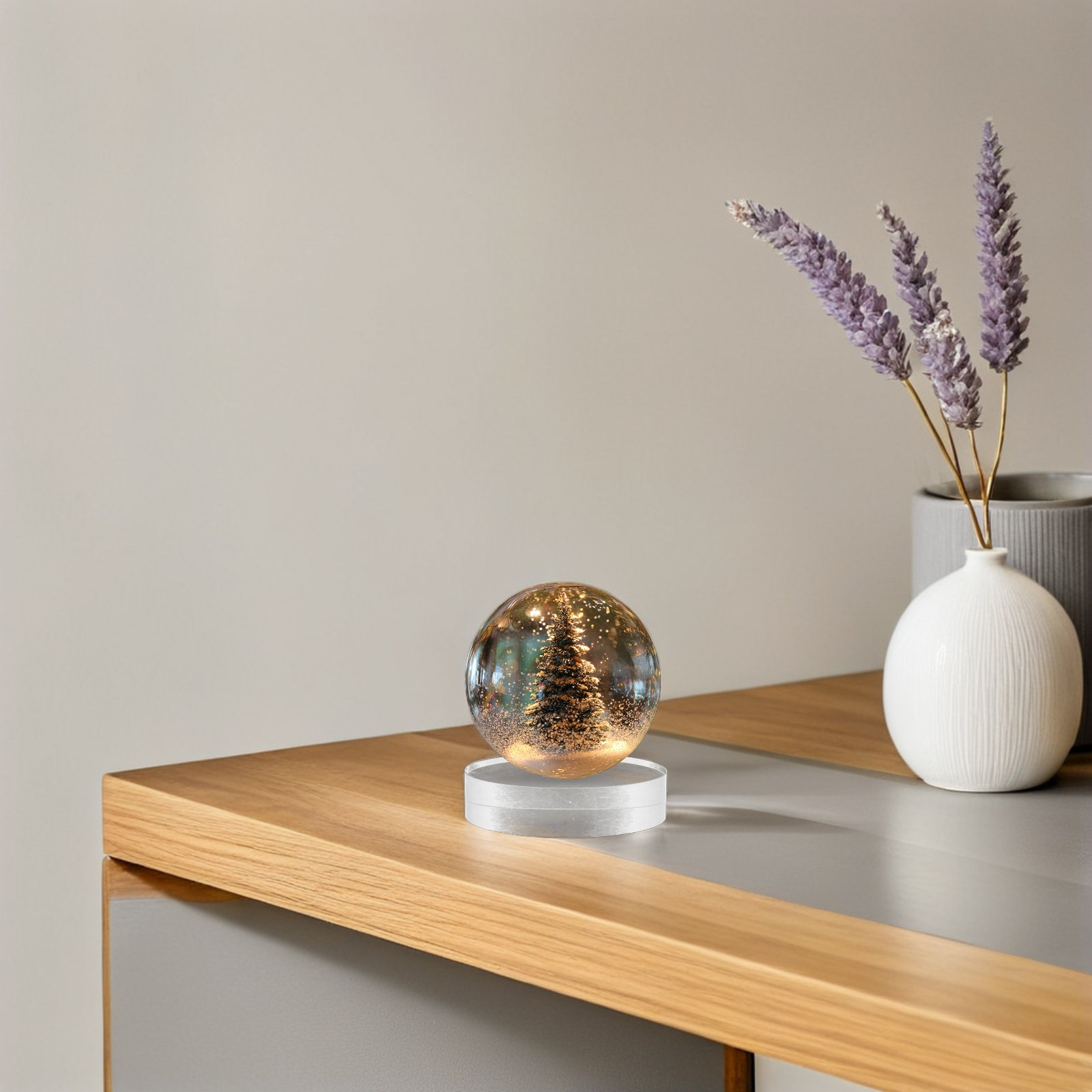 2Pcs Crystal Round Paperweight - Book Weight Glass ulasan dan harga