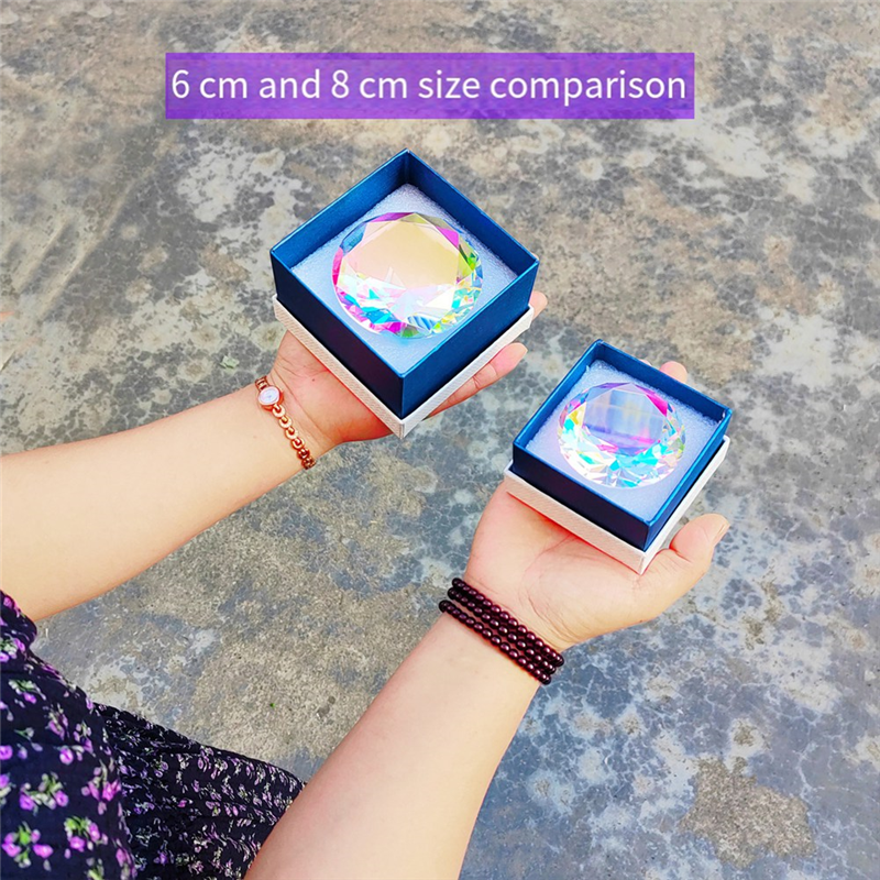 Crystal Diamond Paperweight De - Paper Weight Crystal ulasan dan harga