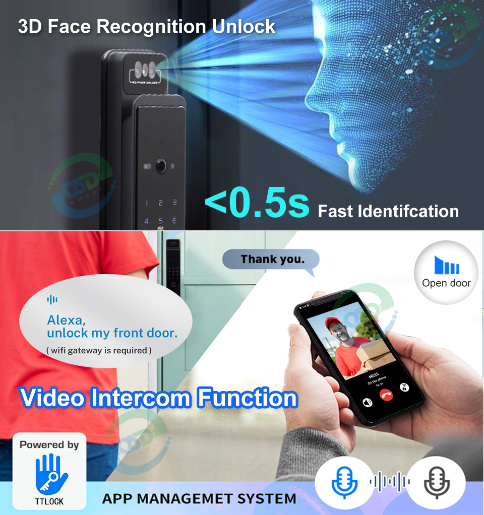 WiFi Video Intercom Face Door  - Letter Opener Brass ulasan dan harga