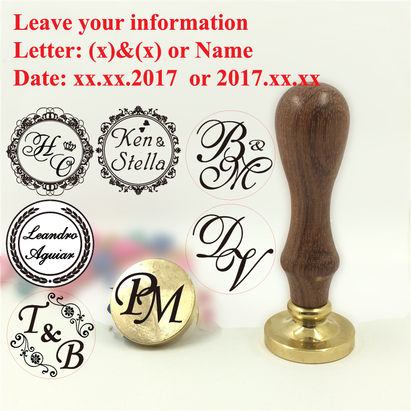 Custom brass wax seal Stamp wi - Wax Seal Stamp Set ulasan dan harga