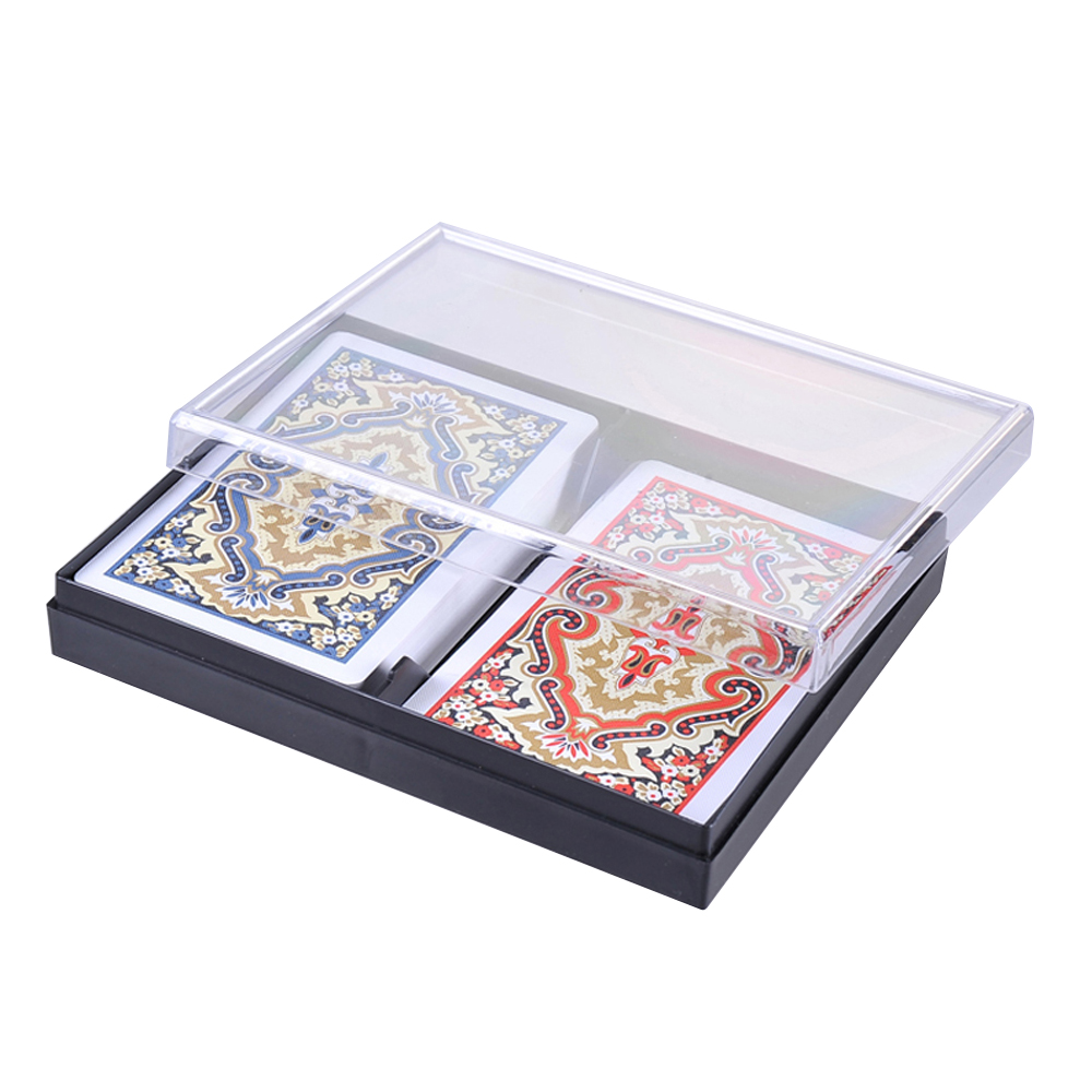 2 Decks Bridge Red and Blue Bo - Card Index Box ulasan dan harga