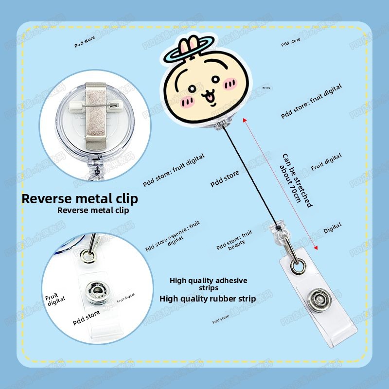 Jhikawas Retractable Badge Ree - Index Card Holder ulasan dan harga