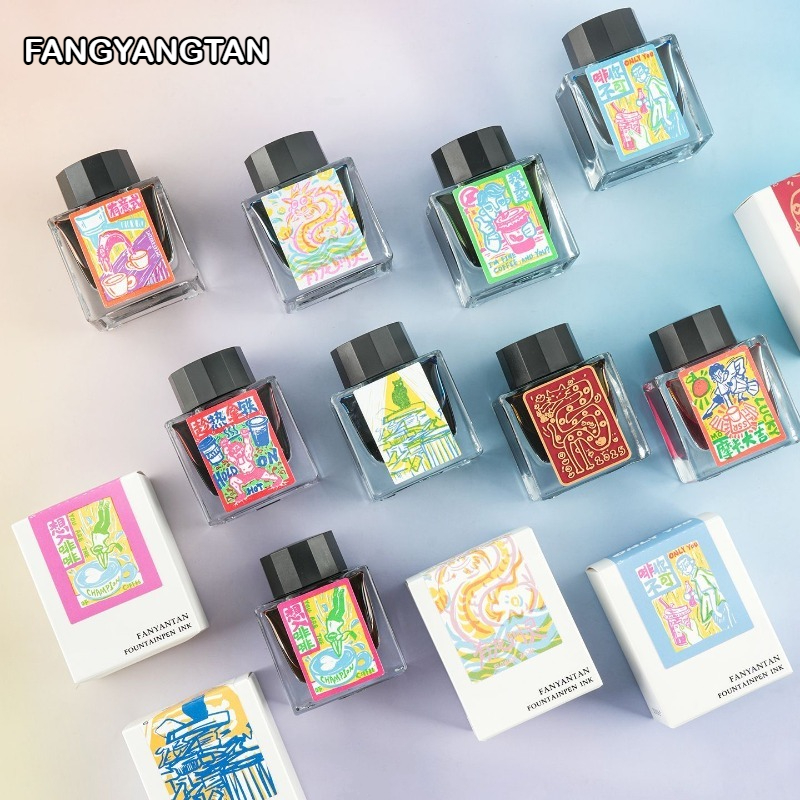 FANGYANGTAN 20 Colors 50ml She - Fountain Pen Bottled Ink ulasan dan harga