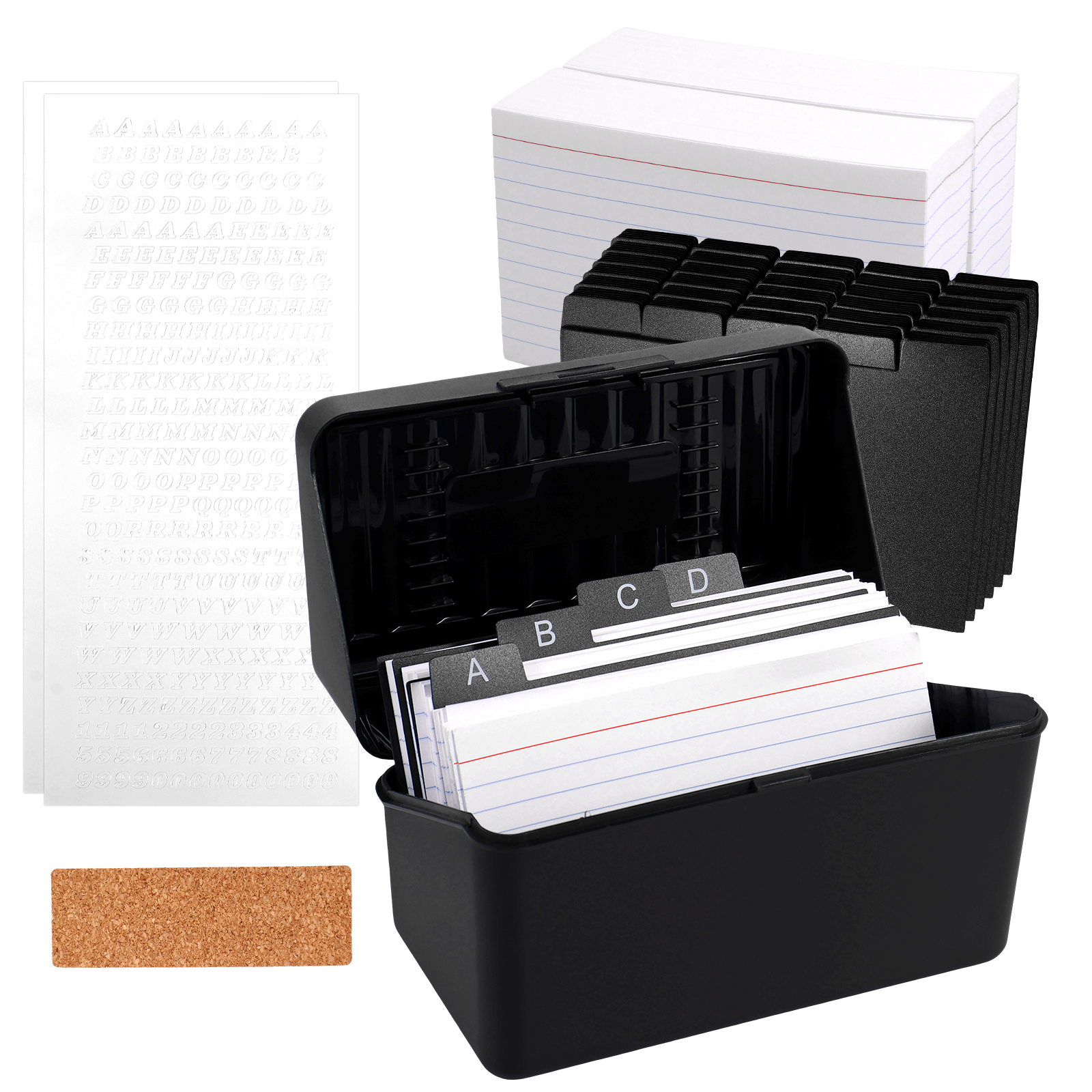 1 Set Index Card Organizer Box - Card Index Box ulasan dan harga