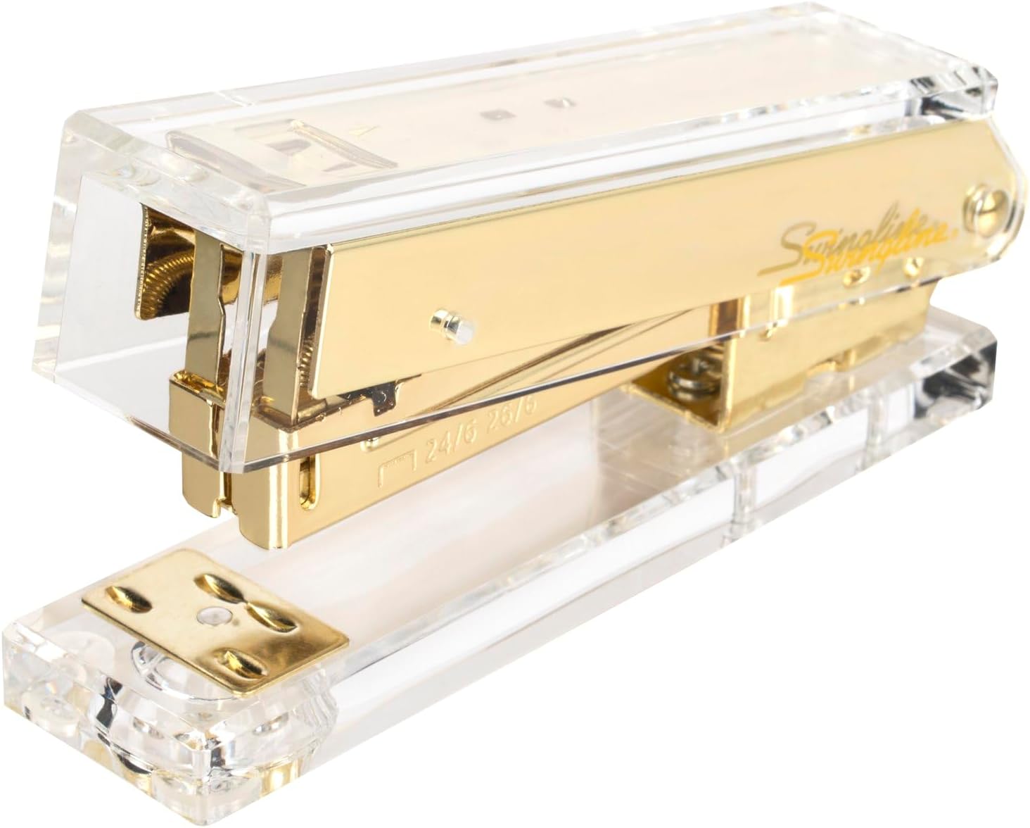 Clear Acrylic Gold Stapler, 20 - Stapler Half Strip ulasan dan harga